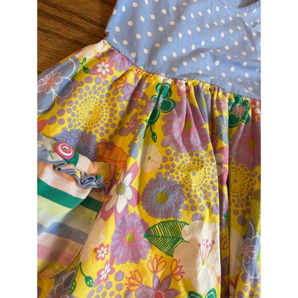 Matilda Jane Girls Dresses Lot Size 5/6 Mixed Prints Ruffle Pocket Play Dresses - Picture 4 of 8